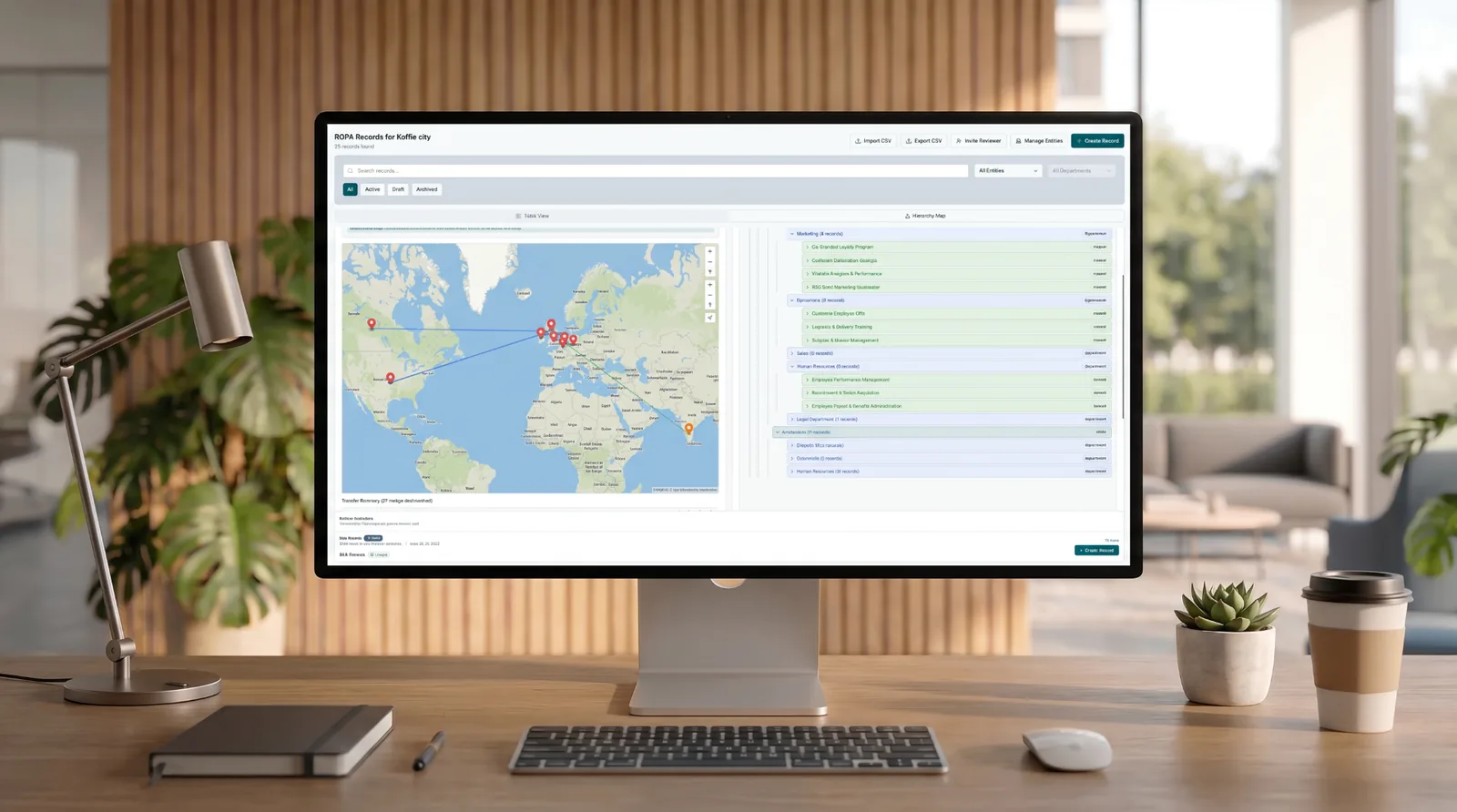 Data Mapping Ropa ROPA Records + AI Processor Disclosure | Privacy360